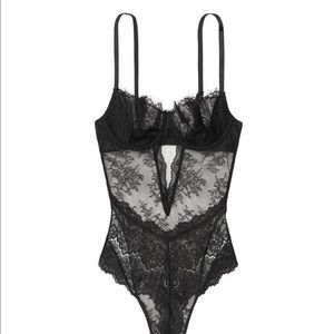 Wicked Unlined Balconette Teddy black XS